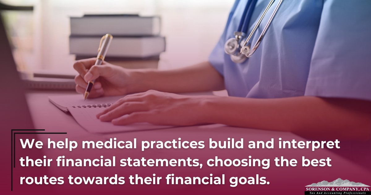 financial statements for medical practices